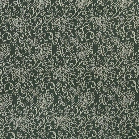 FINE-LINE 54 in. Wide Green- Contemporary Floral Jacquard Woven Upholstery Fabric FI2943176